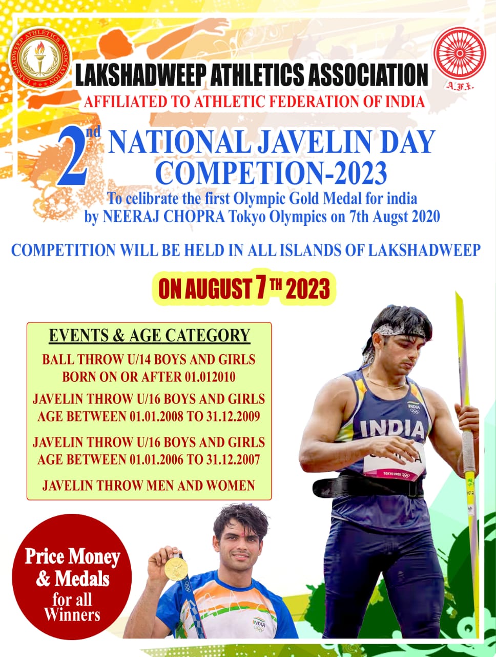 Javelin event poster